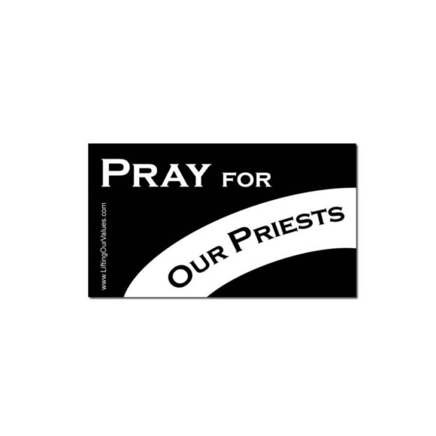 Pray for our Priests prayer cards | Lifting Our Values